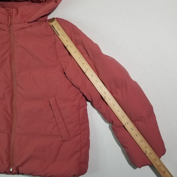 Uniqlo Seamless Down Parka - Pink Puffer Coat Women Smail - Picture 7 of 9